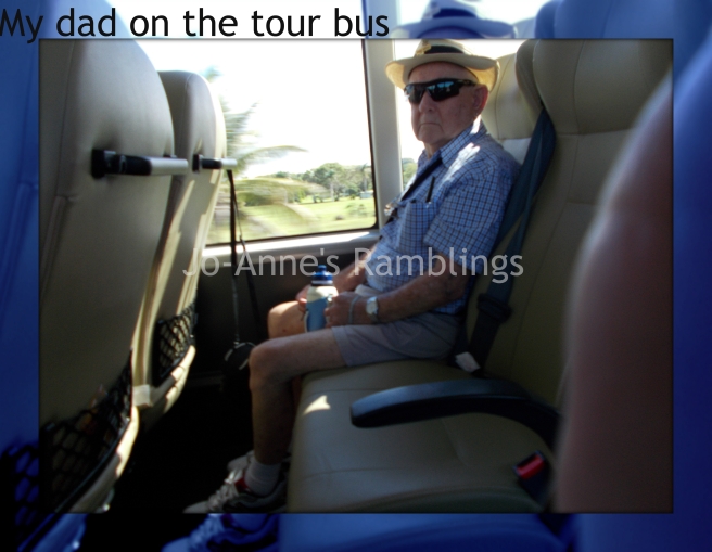 Dad tour bus Suva